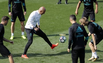 El Madrid prepara el partido en Mendizorroza