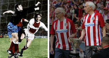El antes y el después de los veteranos del Atleti