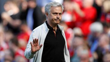 Jos&eacute; Mourinho, t&eacute;cnico de Manchester United