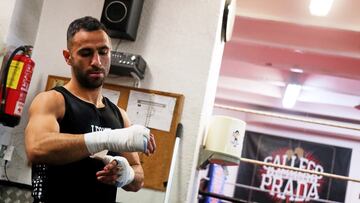 Juli Giner en su ¨¦poca de boxeador en Gallego Prada.