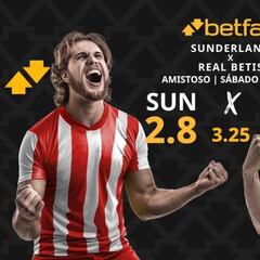 Sunderland AFC vs. Real Betis Balompié: horario, dónde ver, estadísticas y pronósticos