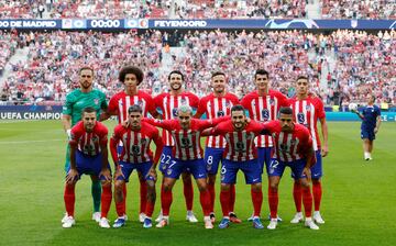 Once inicial del Atlético de Madrid.