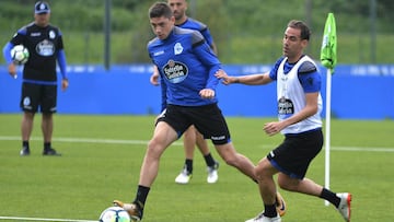 Fede Valverde con el Depor.