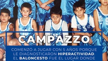 De ser un niño hiperactivo a 'romperla' en el Madrid: la historia de Campazzo