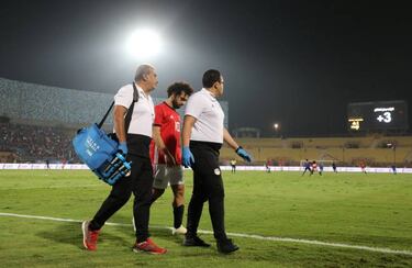 Salah suffered strain not rupture, says Egypt assistant