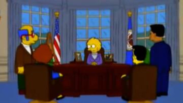 Los Simpson ya presagiaron la presidencia de Trump en 2000