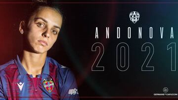Andonova, jugadora del Levante.