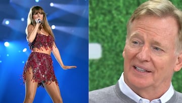Roger Goodell abre la posibilidad de contar con Taylor Swift en el Super Bowl