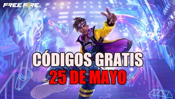 Free Fire códigos gratis 25 de mayo
