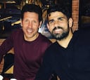 Reencuentro entre Simeone y Diego Costa: cenaron juntos