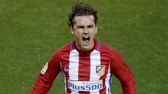 Griezmann celebra un gol con el Atl&eacute;tico. 