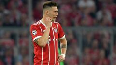 El central alem&aacute;n del Bayern Munich, Niklas S&uuml;le, durante el partido ante el Real Madrid.