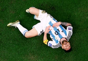 Messi's magic feet were on show when he twisted past Gvardiol to set up Julián Álvarez for Argentina's third goal. 