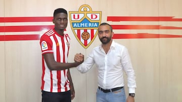 El Almería cierra la cesión de Valentine Ozornwafor