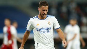 Hazard, en una imagen con el Real Madrid de esta temporada.