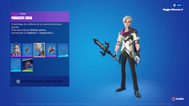 Príncipe Orin y Princesa Lexa son las nuevas skins del Club de Fortnite de agosto 2023