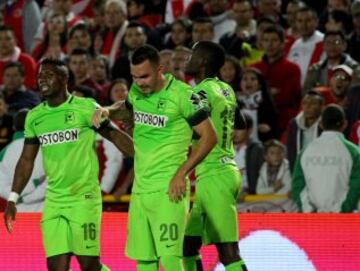 Bernal adelantó a los verdes; Gómez empató para el equipo cardenal.