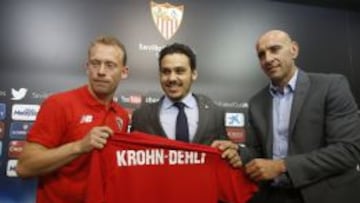 Krohn-Delhi, con Monchi.