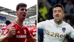 Dani Ayala y Pablo Hern&aacute;ndez marcaron para Middlesbrough y Leeds United, respectivamente.