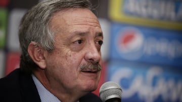 Bogotá, 3 de enero de 2017. Hoy se llevó a cabo la presentación oficial del nuevo director técnico de Millonarios F.C, el argentino Miguel Ángel Russo. En la foto: Enrique Camacho, presidente de Millonarios. (Colprensa - Luisa González)