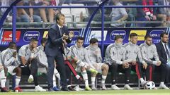 Banquillo del Real Madrid en el partido de la Supercopa ante el Atl&eacute;tico