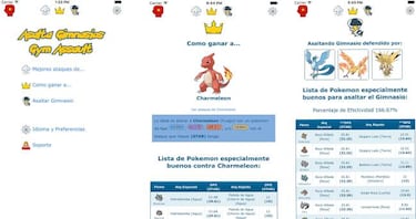 Asalta los gimnasios de Pokémon GO y gana con esta app