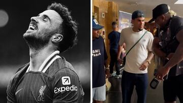 Luis Díaz, muy criticado por estar grabando este vídeo el día del entierro de Diogo Jota