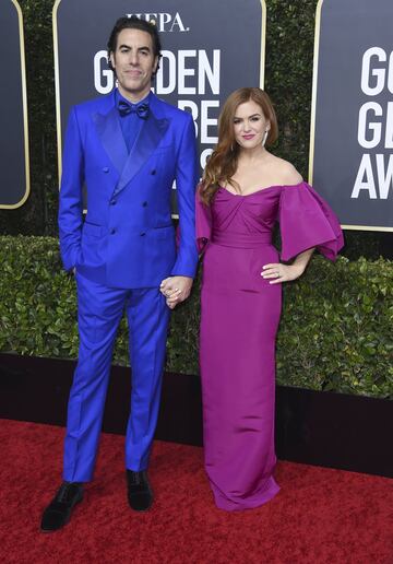 Sacha Baron Cohen e Isla Fisher.