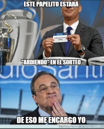 Leicester y las 'bolas calientes': los memes del sorteo de Champions