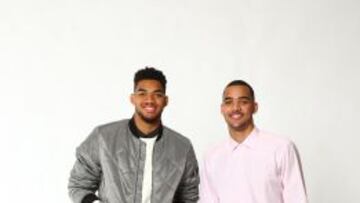 Karl Anthony Towns y Trey Lyles, excompañeros y futuros rivales.