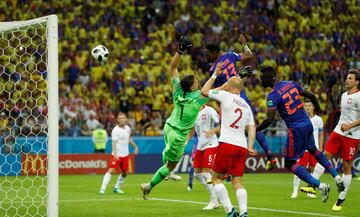 Yerry Mina marcó el 0-1.