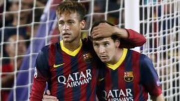 La dupla ofensiva formada por Neymar y Messi no acaba de cuajar en Can Barça.