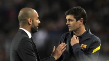 Pep Guardiola y Tito Vilanova.