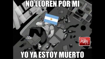 Los memes del tropiezo de la Argentina de Messi ante Perú