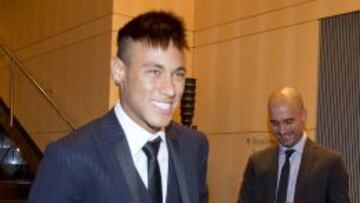 Neymar y Guardiola.
