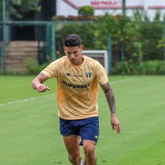 Sao Paulo niega contactos de Boca, Everton y Sevilla por James