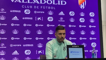 Javi Sánchez, jugador del Real Valladolid.