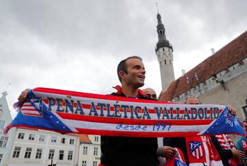 Ambiente previo en Tallín antes de la final de la Supercopa