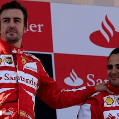 Massa: "El talento de Alonso es comparable al de Schumacher"