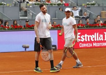 Rudy Fernández y Rafa Nadal 