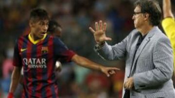 Martino: "Neymar a veces invita al rival a situaciones violentas"