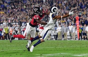 El registro de la victoria de los Falcons en Los Angeles