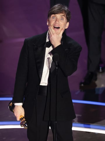 Cillian Murphy, ganador del Oscar a Mejor Actor por su papel en Oppenheimer.