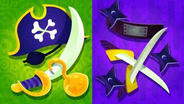 Ninjas vs Piratas en el especial de Halloween de Splatoon