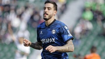 Joselu, tras marcar