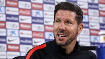 Simeone: "Favourites? I know that we don't depend on others"