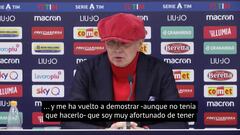 La emotiva conferencia del DT de Gary Medel en Bologna