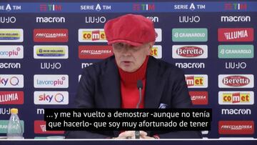 La emotiva conferencia del DT de Gary Medel en Bologna