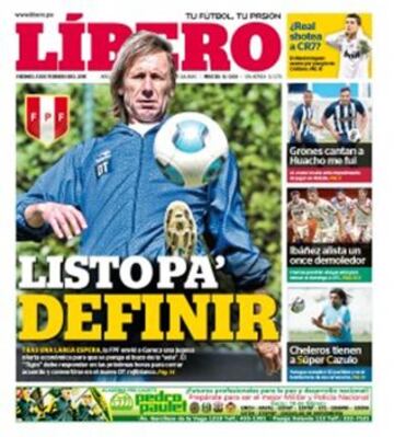 Portadas de la prensa deportiva