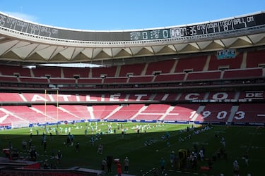 El Metropolitano, escenario del entrenamiento de Miami Dolphins.